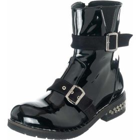 Costo Shoes K111-1 Siyah Rugan Kadın Bot