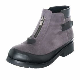 Costo Shoes K137-1 Gri Siyah Kadın Bot