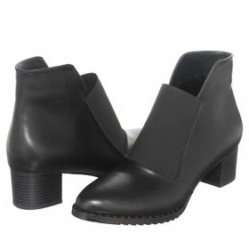 Costo Shoes K155 Lastikli 5 Pont Siyah Kadın Bot