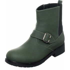 Costo Shoes K186-2 Haki Nubuk Kadın Bot