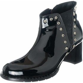 Costo Shoes K268-1 Siyah Rugan Kadın Bot