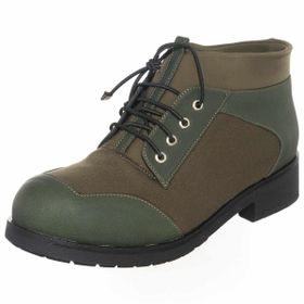 Costo Shoes K303 Haki Streç Kadın Bot