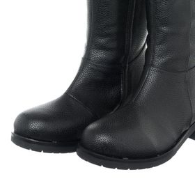 Costo Shoes K341 Siyah Üst Kalite Geniş Kalıp Kadın Çizme