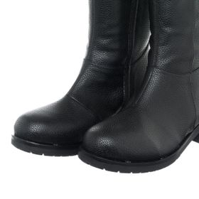 Costo Shoes K341 Siyah Üst Kalite Geniş Kalıp Kadın Çizme
