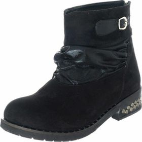 Costo Shoes K358-1 Siyah Süet Kadın Bot