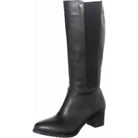 Costo Shoes K4001 Siyah Streçli Büyük Numara Kadın Çizme