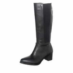 Costo Shoes K4001 Siyah Streçli Büyük Numara Kadın Çizme