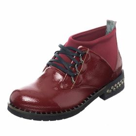 Costo Shoes K406-2 Bordo Kadın Bot