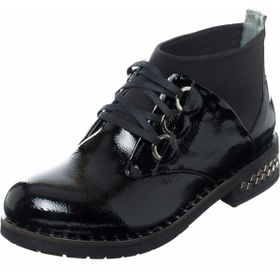 Costo Shoes K406-5 Siyah Rugan Kadın Bot