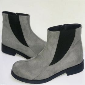 Costo Shoes K418 Gri Süet Kadın Bot