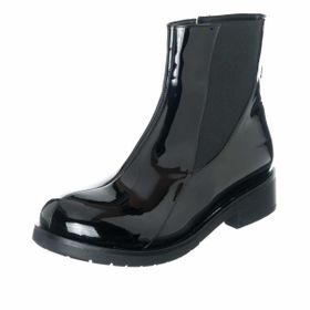 Costo Shoes K418 Siyah Rugan Kadın Bot