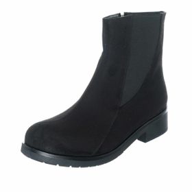 Costo Shoes K418 Siyah Süet Kadın Bot