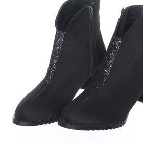 Costo Shoes K541 Siyah Süet Kadın Bot