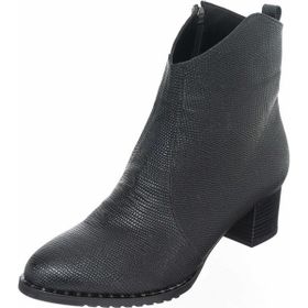 Costo Shoes K976 Siyah Baskılı Kadın Bot