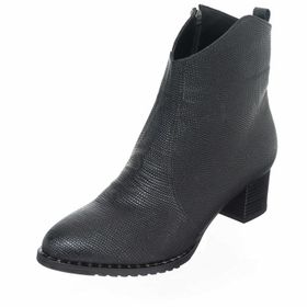 Costo Shoes K976 Siyah Baskılı Kadın Bot