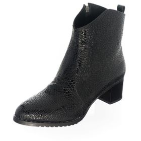 Costo Shoes K976 Siyah Baskılı Kadın Bot