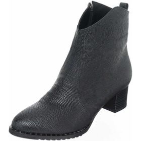Costo Shoes K976 Siyah Baskılı Kadın Bot