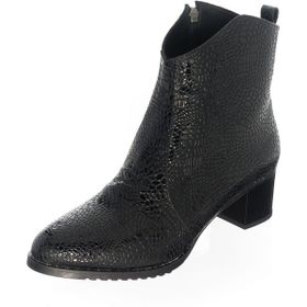Costo Shoes K976 Siyah Baskılı Kadın Bot