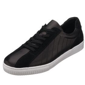 Costo Shoes Kaan-01 Siyah Deri Büyük Numara Erkek Spor Ayakkabı