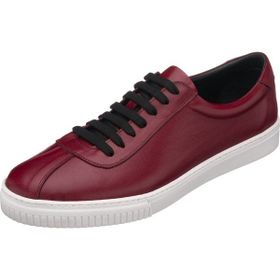 Costo Shoes Kaan-05 Bordo Dana Derisi Erkek Spor Ayakkabı