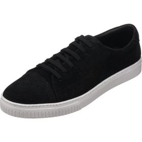 Costo Shoes KADİR-01 Siyah Rahat Geniş Kalıp Şık Dana Süet Deri Büyük Numara Erkek Spor Ayakkabısı