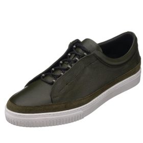 Costo Shoes KADİR-03 Haki Rahat Geniş Kalıp Şık Deri Büyük Numara Erkek Spor Ayakkabısı
