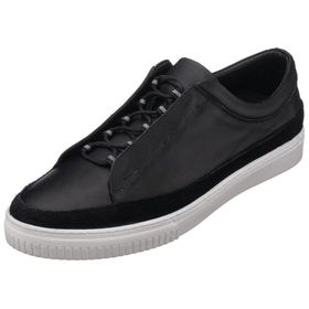 Costo Shoes KADİR-03 Siyah Rahat Geniş Kalıp Şık Deri Büyük Numara Erkek Spor Ayakkabısı