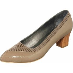Costo Shoes KDR1207 Vizon Rugan Rahat Geniş Kalıp Özel Seri Büyük Numara Kadın Ayakkabısı