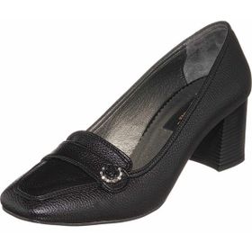 Costo Shoes KDR1258 Siyah Rolax Büyük Numara Rahat Geniş Kalıp Kadın Ayakkabısı