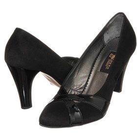 Costo Shoes KDR1869 Siyah Rahat Geniş Kalıp Yeni Model Büyük Süet Kadın Topuklu Ayakkabı