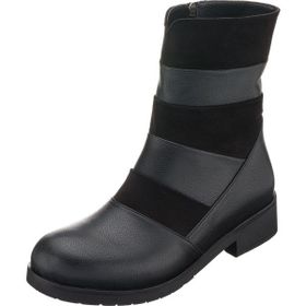 Costo Shoes LF1812 Siyah Süet Kadın Bot
