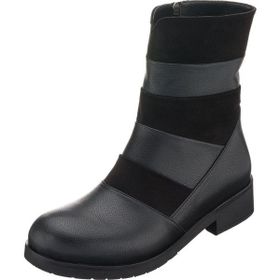 Costo Shoes LF1812 Siyah Süet Kadın Bot