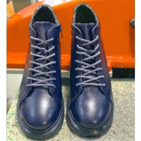 Costo Shoes MHG201 Beyaz Büyük Numara Dana Derisi Erkek Bot