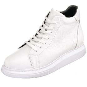 Costo Shoes MHG201 Beyaz Büyük Numara Dana Derisi Erkek Bot