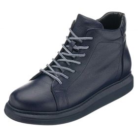 Costo Shoes MHG201 Lacivert Büyük Numara Dana Derisi Erkek Bot