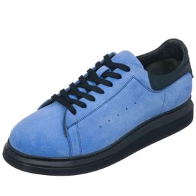 Costo Shoes MQ1000 45,5-46,5-47,5-48,5-49,5-50,5 M.Queen Tarzı Buz Mavisi Üst Kalite Ekstra Rahat Kalıp Vip Deri Büyük Numara Erkek Spor Ayakkabı