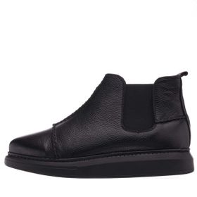 Costo Shoes MR2023 Kahve Büyük Numara Dana Derisi Erkek Bot
