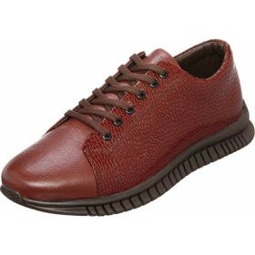 Costo Shoes N1011 Kahve Bağlı Rahat Geniş Kalıp Kauçuk Taban Büyük Numara Erkek Spor Ayakkabı