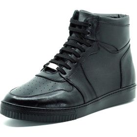 Costo Shoes NK-B Siyah Deri Büyük Umnara Spor Bot
