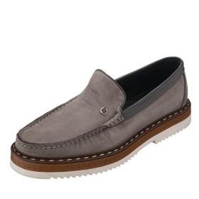 Costo Shoes Nv01 Gri Nubuk Deri Rahat Geniş Kalıp Hafif Eva Taban Premıum Serisi Erkek Ayakkabısı
