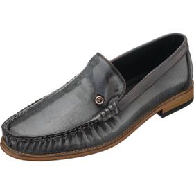 Costo Shoes NV02 Gri Açma Deri Microlight Hafif Taban Rahat Geniş Kalıp Premıum Serisi Erkek Ayakkabısı