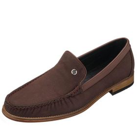 Costo Shoes NV02 Kahve Nubuk Deri Microlight Hafif Taban Rahat Geniş Kalıp Premıum Serisi Erkek Ayakkabısı