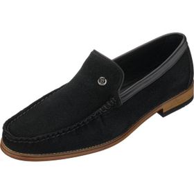 Costo Shoes NV02 Siyah Süet Deri Microlight Hafif Taban Rahat Geniş Kalıp Premıum serisi Erkek Ayakkabısı