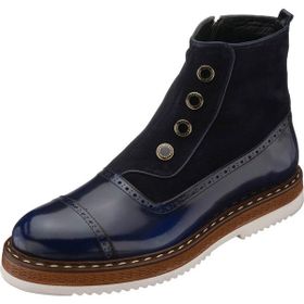 Costo Shoes NVN490 Lacivert Açma Deri Eva Taban Büyük Numara Erkek Bot