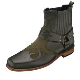 Costo Shoes NVN71 Haki Deri Termo Light Hafif Dayanıklı Taban Premium Serisi Üst Kalite Kovboy Erkek Bot