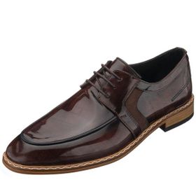 Costo Shoes P20213 Kahve Baskılı Açma Deri Üst Kalite Erkek Deri Ayakkabı