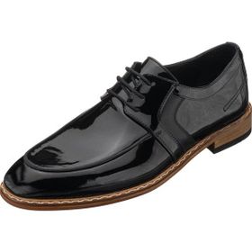 Costo Shoes P20213 siyah Rugan Üst Kalite Erkek Deri Ayakkabı