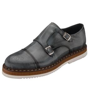 Costo Shoes PST321 Gri Açma Deri Üst Kalite Hafif Rahat Eva Taban Premium Serisi Erkek Ayakkabı