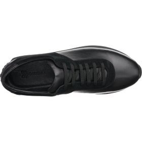 Costo Shoes S4112 Siyah Deri Üst Kalite Rahat Geniş Kalıp Erkek Deri Spor Ayakkabı