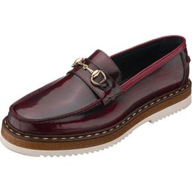Costo Shoes SNM1910 Bordo Açma Deri Eva Rahat Hafif Taban Giydirimi Rahat Geniş Kalıp Özel Seri El İşçiliği Erkek Ayakkabı